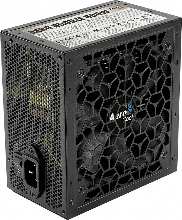 Furnizues rryme Aerocool Aero Bronze 600W, ATX, 80+ Bronze, i zi