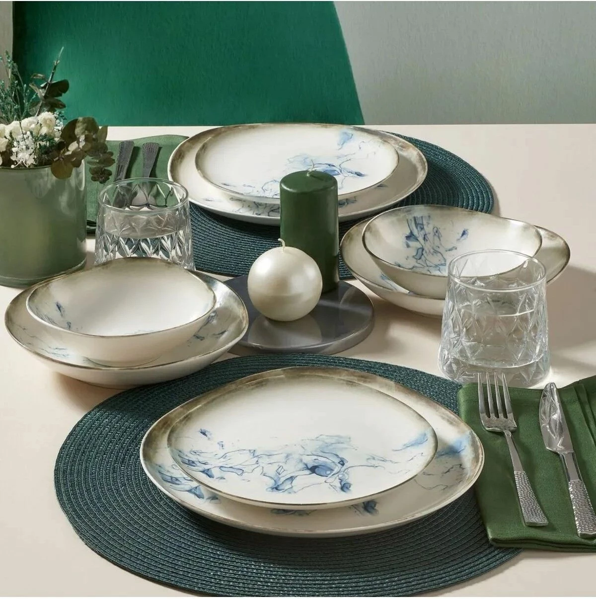 Set enësh për drekë (24 copë), Hermia, GBSRD24KY41023178