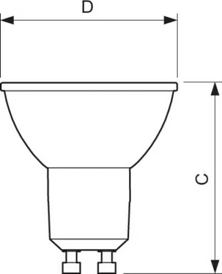 Llambë LED spot Philips CorePro LEDspot GU10, 5W (50W ekuivalente), 2700K, 36°, dimmable