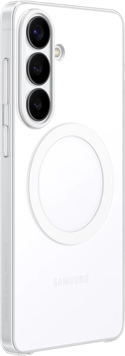 Mbështjellës Samsung Clear Magnet për Samsung Galaxy S26+, kompatibil me MagSafe, transparent, në kuti