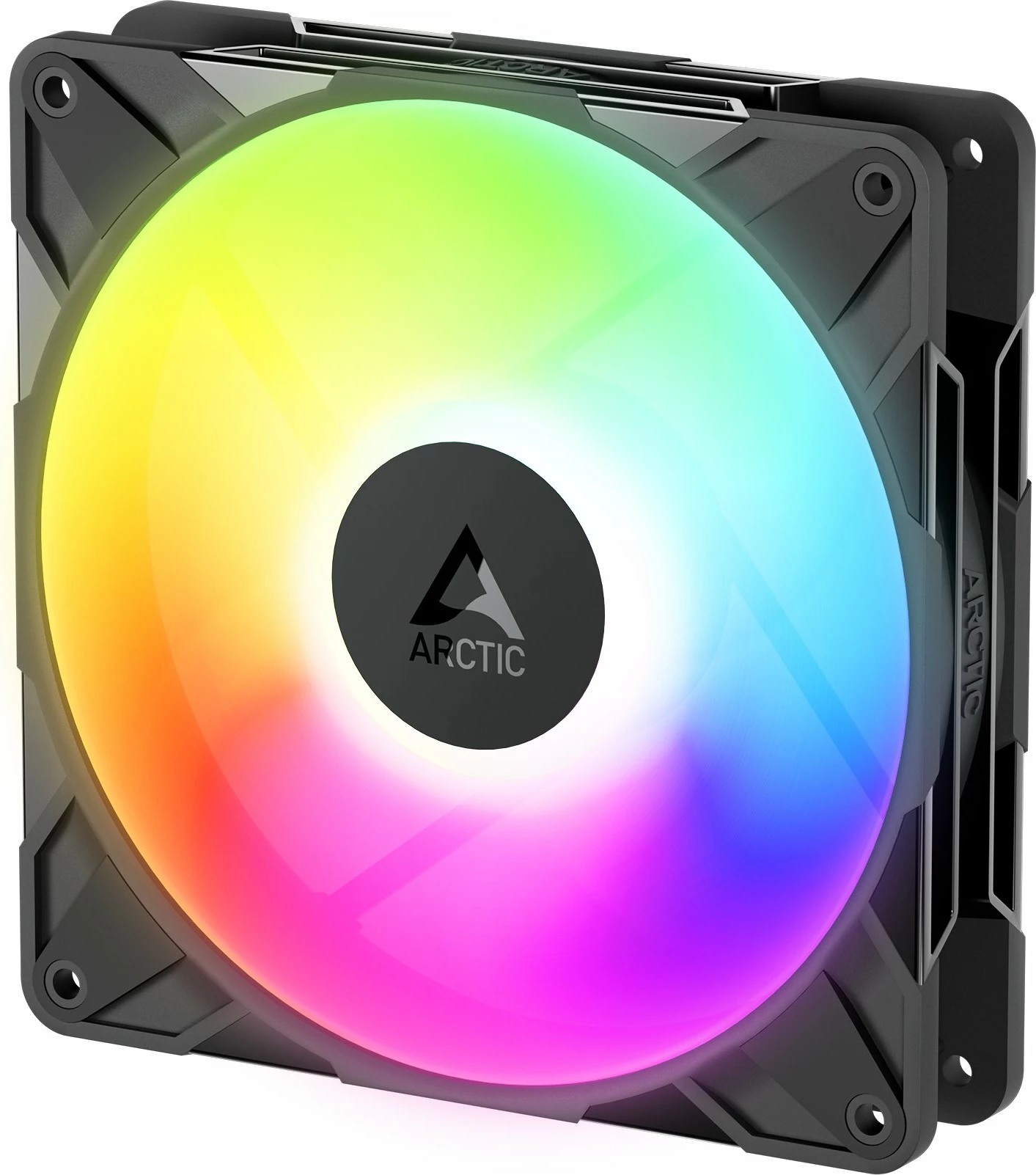 Ventilator ARGB për kasë PC Arctic P14 Pro Reverse 140mm PWM, i zi, 3-pack
