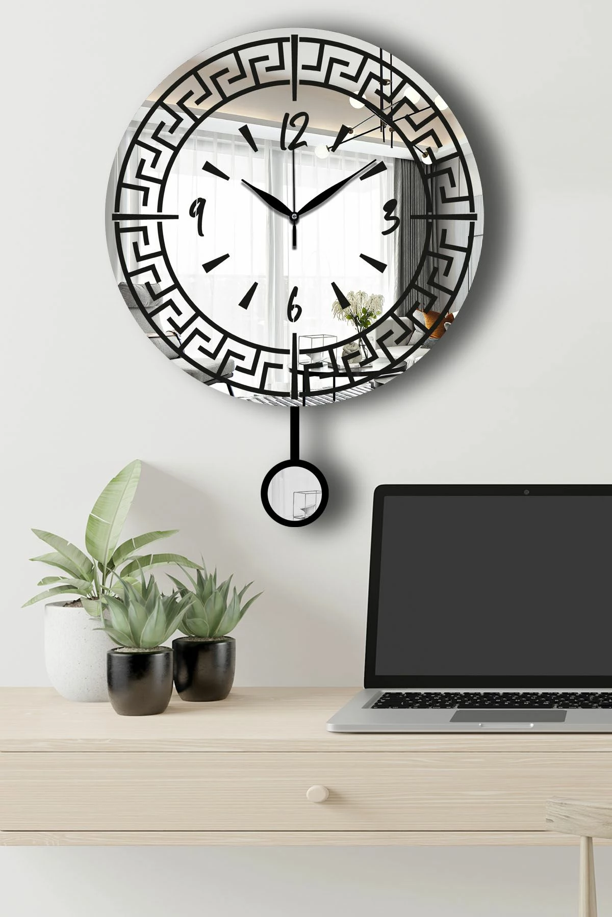 Orë muri dekorative Wallity, argjend, Vlnt113Gu