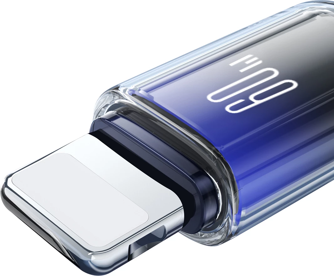 Kabllo USB-C në USB-C Joyroom S-A42 Crystal-Clear Series, 1.2m, 60W, e zezë