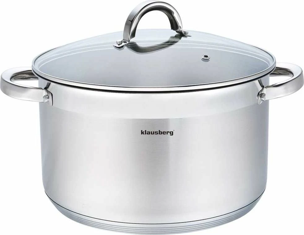 Tenxhere Klausberg KB-7129 11.5L 30cm me kapak, inox/çelik