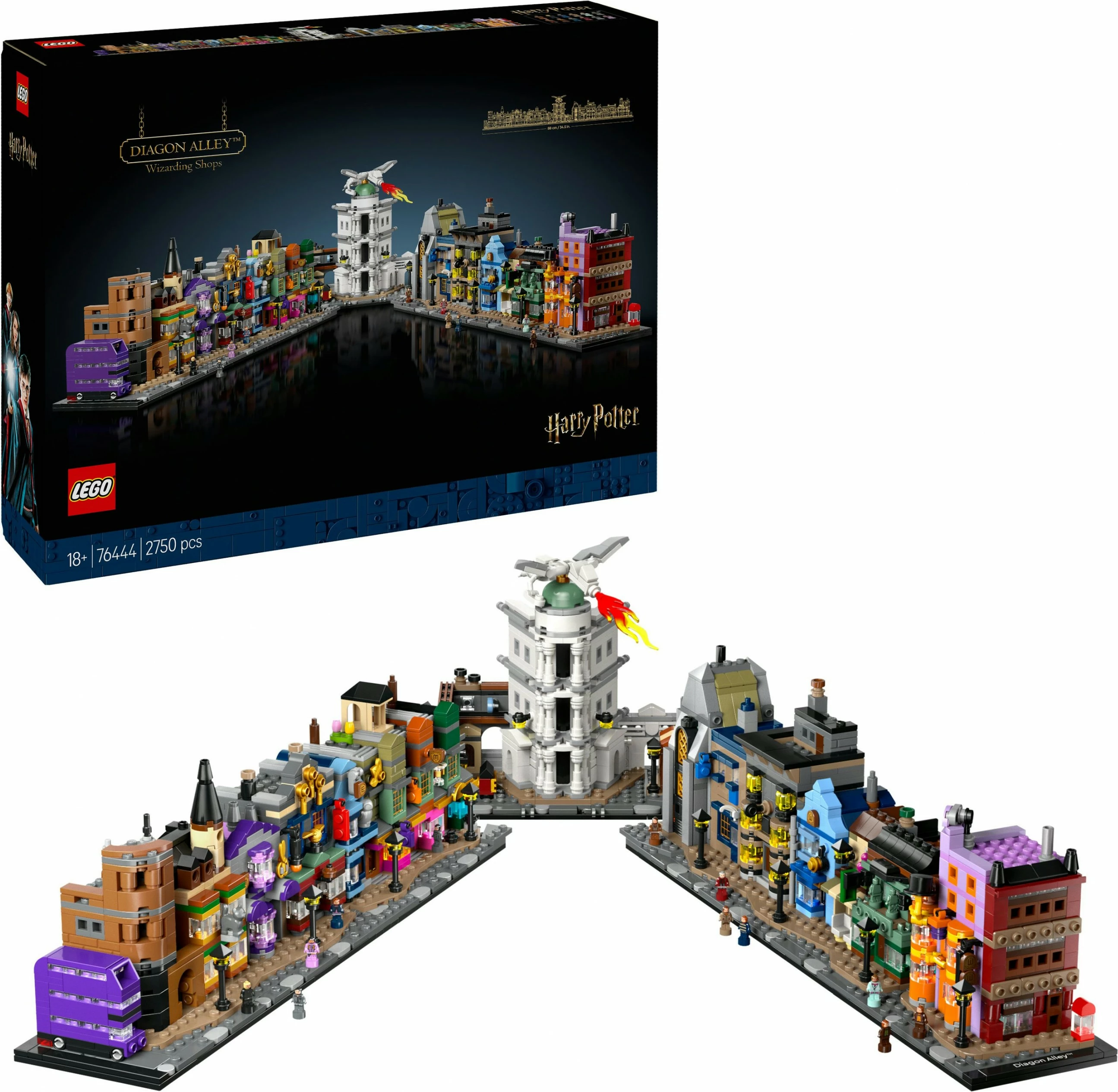 Set ndërtimi LEGO Harry Potter Die Zauberläden der Winkelgasse, shumëngjyrësh