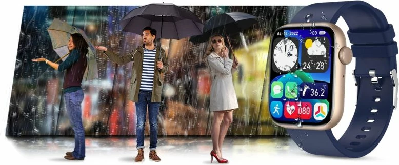 Smartwatch për femra Gravity, e zezë