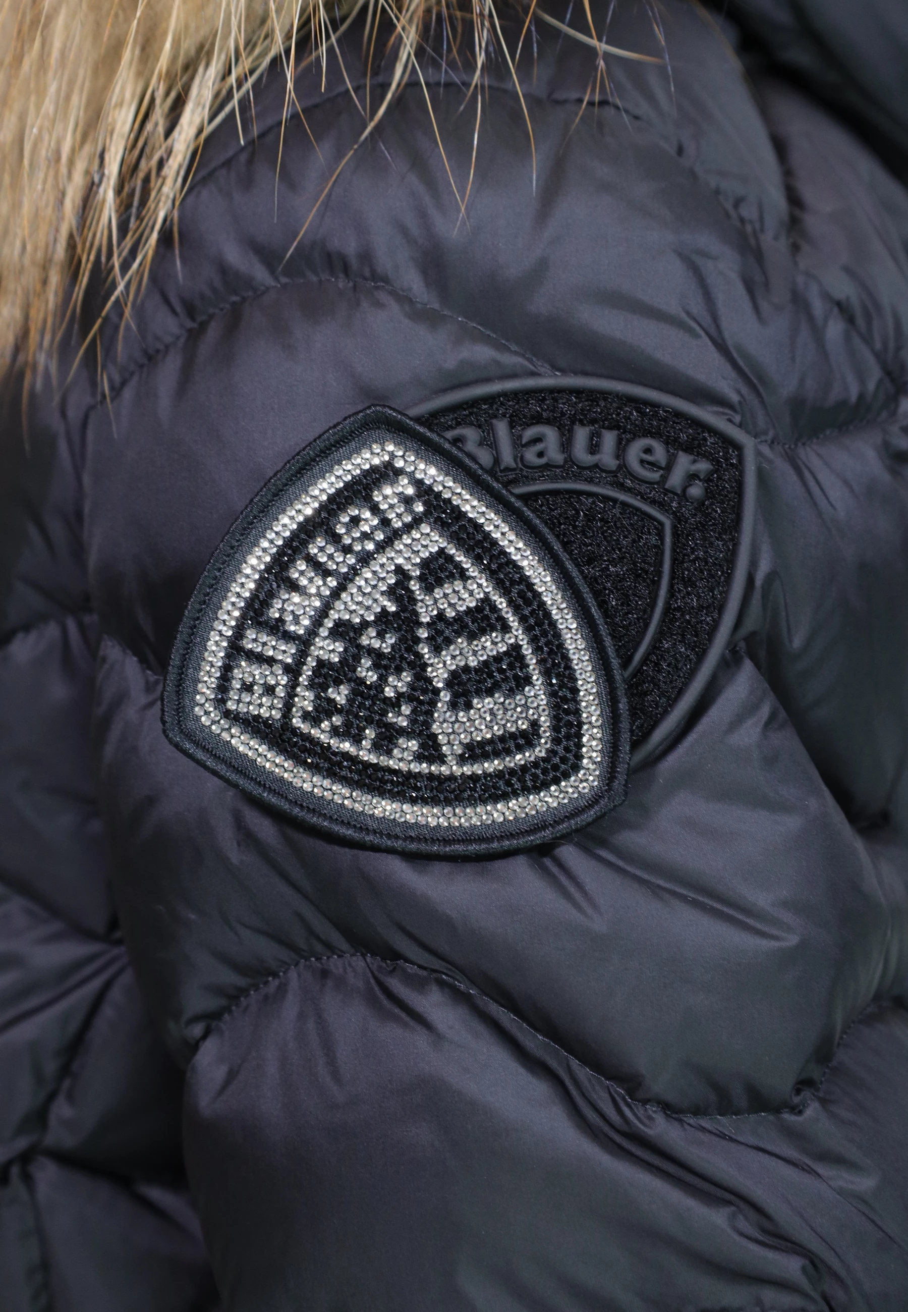 Jakne për femra Blauer ALDIE 26WBLDC03034, e zezë-bezhë [Madhësia: XL]