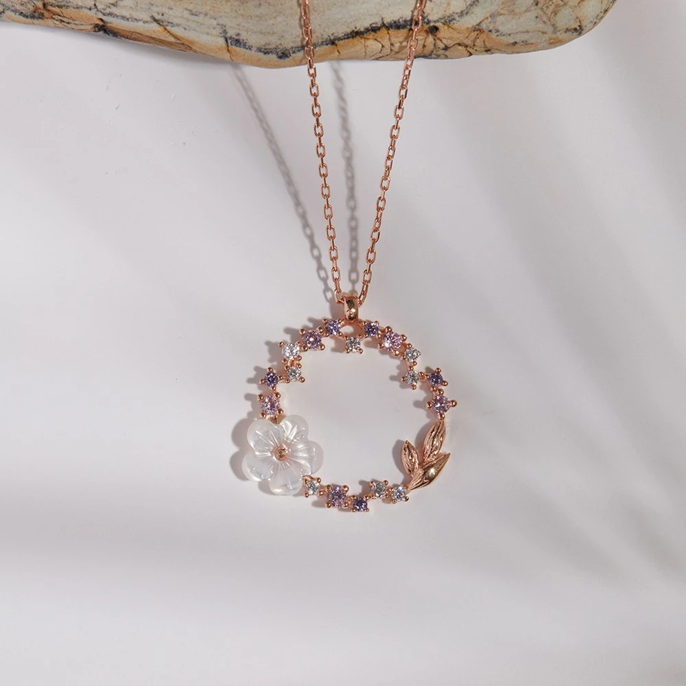 Varëse elegante ngjyrë rozë ari, Elika Silver, ELKYS60124