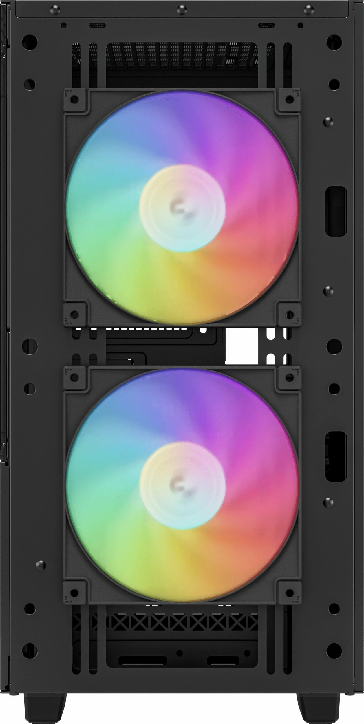 Kasë Deepcool CH360 Digital ARGB Mini Tower uATX/Mini-ITX, USB-C, e zezë (R-CH360-BKAPE3D-G-1)