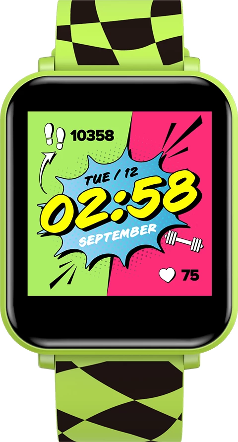 Smartwatch CANYON Joyce KW-43 1.54\" IPS 128 MB Dual BT Music, gjelbër