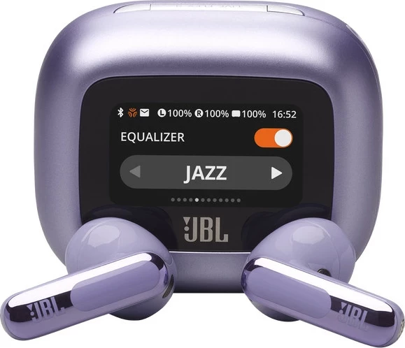 Kufje JBL Live Flex 3, pa tela, ANC adaptiv, JBL Spatial Sound, 50 orë bateri, vjollcë