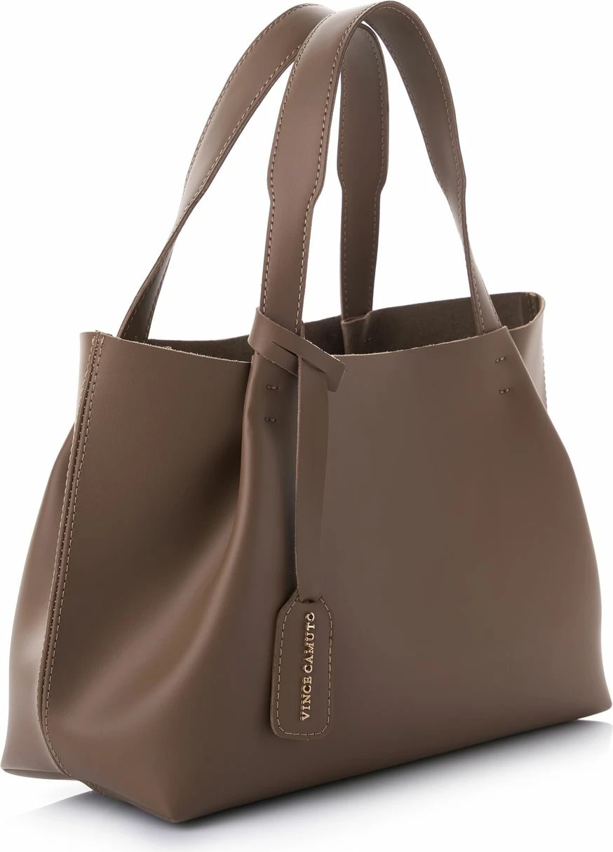 Çantë tote Vince Camuto, Monza, ngjyrë mink e errët