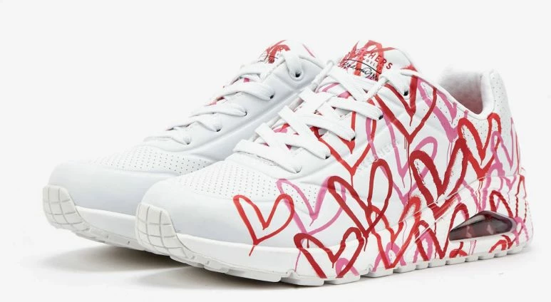 Atlete femra Skechers, të bardha