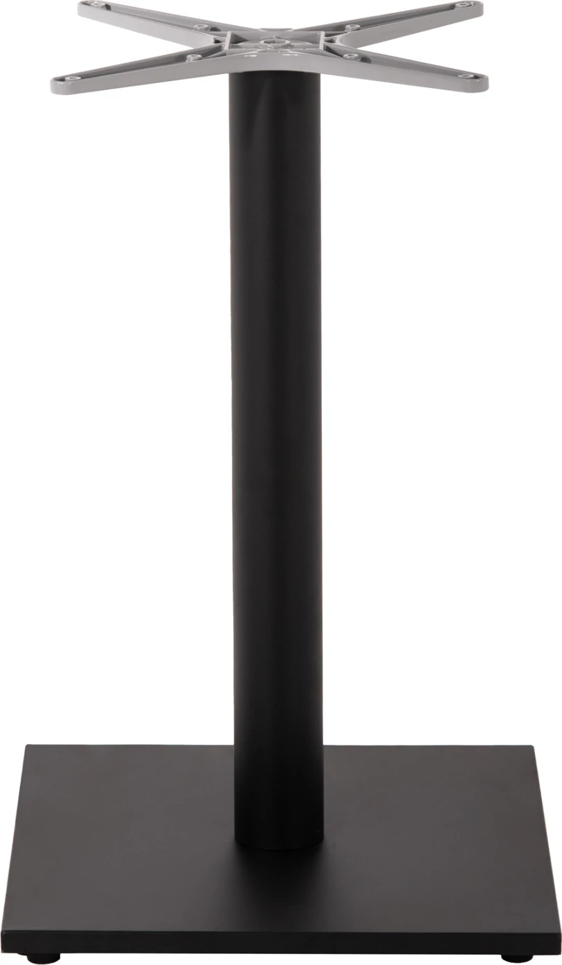 Bazë për tavolinë, ngjyrë e zezë mat, FH475.01, 48x48 cm, kryq 45x45x72H cm