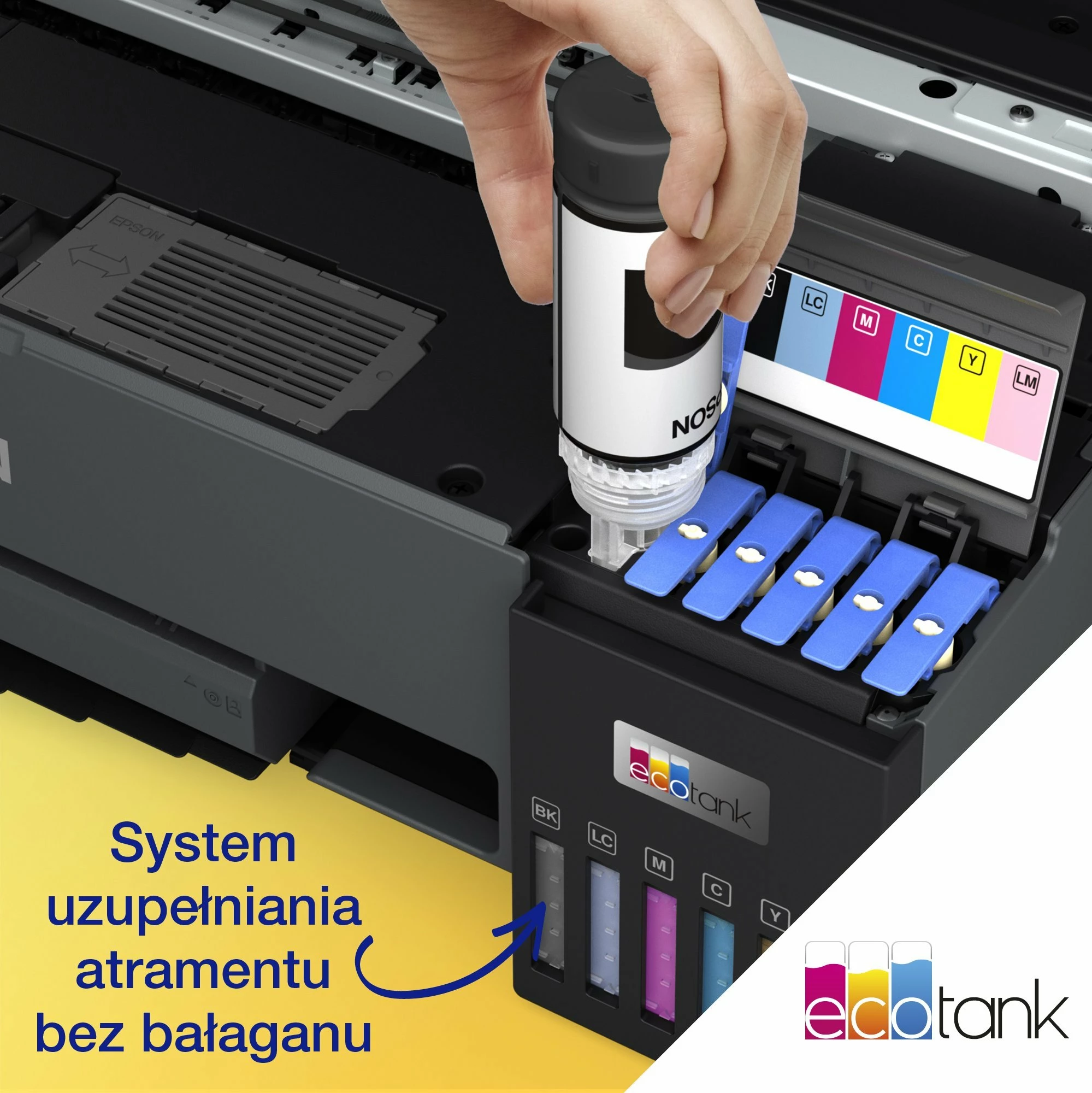 Printer inkjet Epson EcoTank L18050 (C11CK38402), A3+, CISS 6-ngjyra, Wi‑Fi/Ethernet, i zi