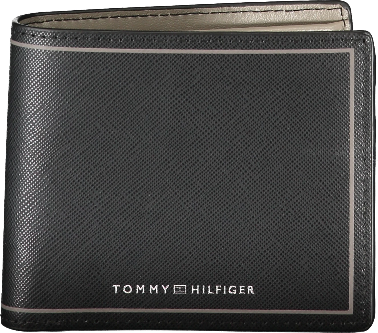 Portofol për meshkuj TOMMY HILFIGER, i zi