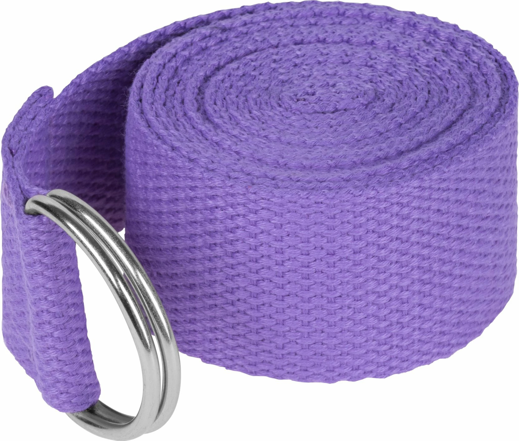 Rrip yoga Rebel Active 183 cm x 3.8 cm, poliestër, kapëse D-ring metalike, vjollcë