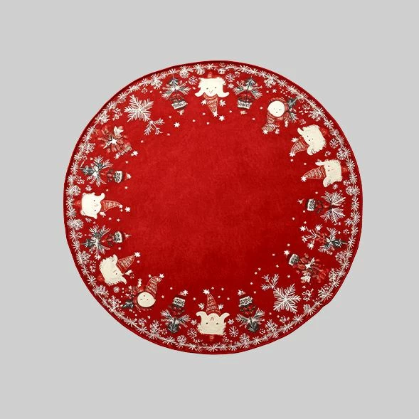 Qilim i rrumbullakët Krishtlindjesh, shumëngjyrësh, Conceptum Hypnose, Crp-Yrlk26-7, 100x100cm