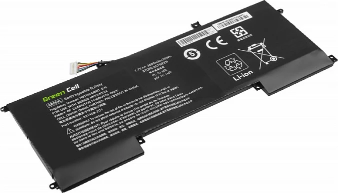 Bateri laptopi Green Cell AB06XL, për HP Envy 13, 7.7V 3600mAh, e zezë