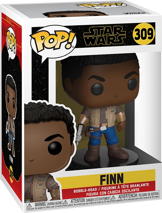 Figurinë koleksionuese Funko POP! Star Wars EP 9 Finn #309, vinyl, bobble-head