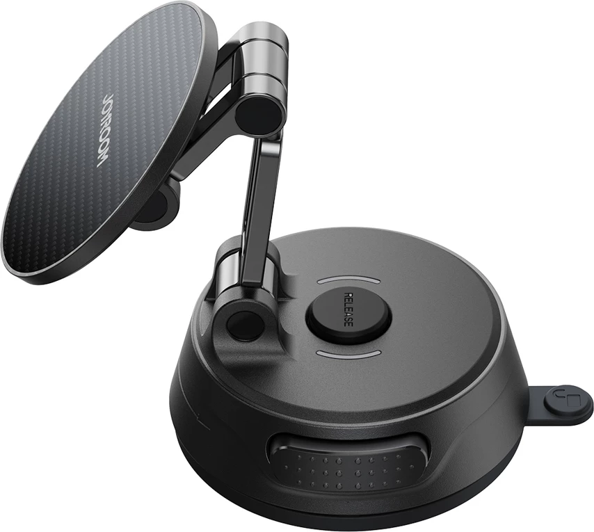 Mbajtëse magnetike për celular Joyroom JR-ZS510 me kupë thithëse për xham/pult, e zezë