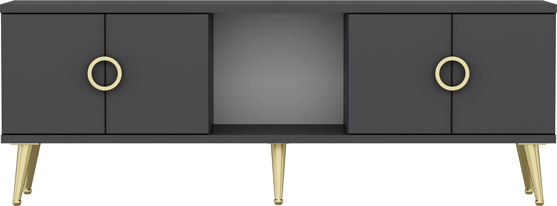 Komodë TV Hanah Home, Cey, ngjyrë antracit