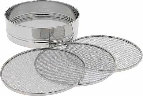 Sitë De Buyer D-4605-21 inox, set 4 rrjeta, argjendtë