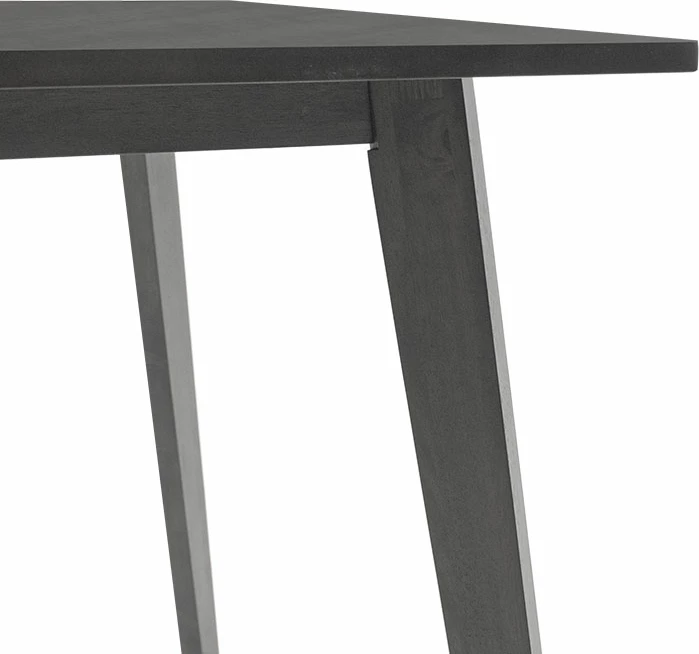 Tavolinë me karrige Benson mdf - venner, ngjyrë gri rustike, 150x90x75cm