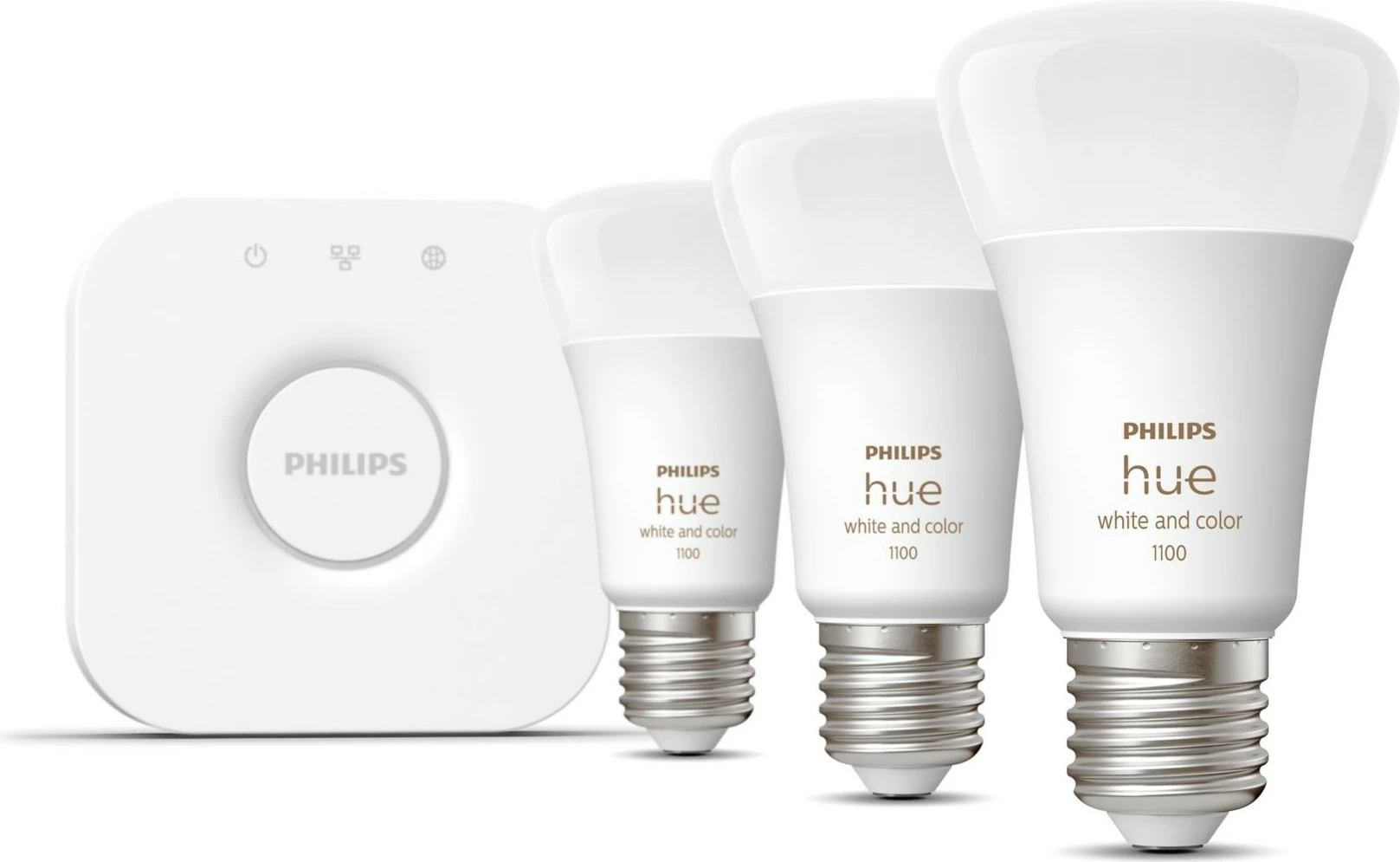 Dritë e mençur Philips Hue White and colour ambience Starter kit E27, Bluetooth/Zigbee, Bardhë