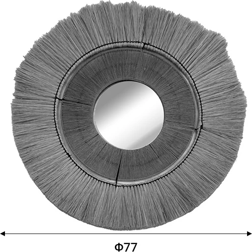 Pasqyrë Krava Inart bari natyral D77x3cm