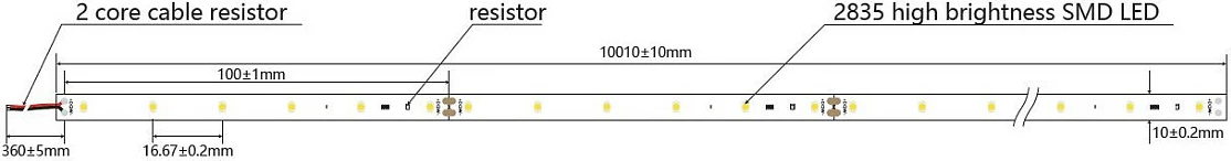 Shirit LED Synergy21 Flex Strip 2835, 20m, 24V DC, Neutral White, IP20
