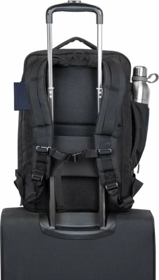 Shpinore për laptop RIVACASE 8461, deri 17.3\", rezistente ndaj ujit, 0.9 kg, e zezë