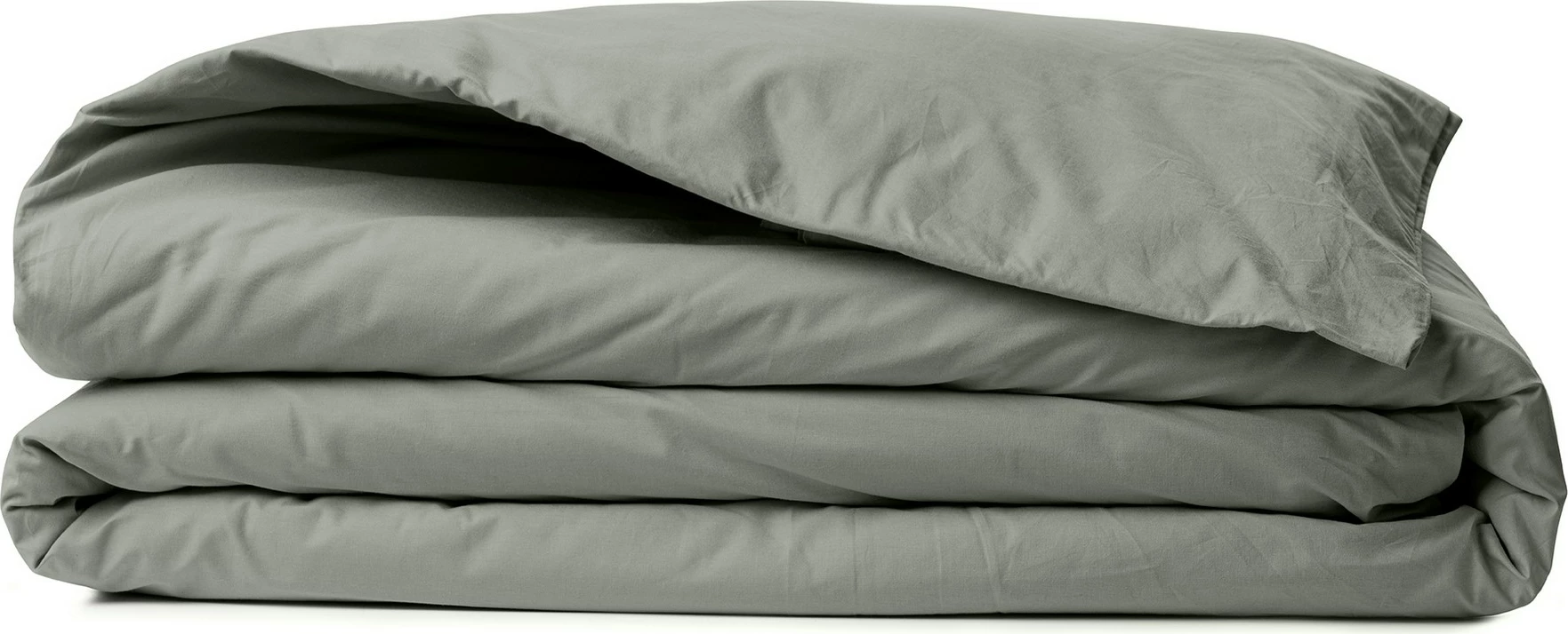 Mbulesë për jorgan king size, pambuk ranforce, ngjyrë gri e errët, 240x220cm