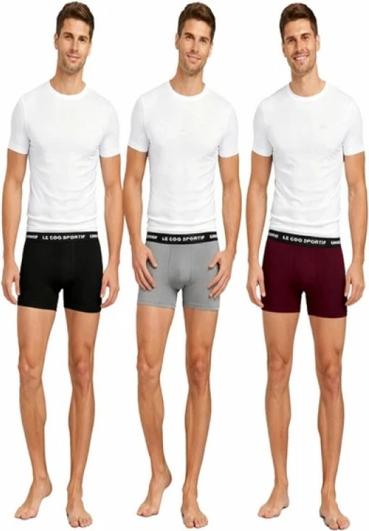 Të brendshme meshkuj Le Coq Sportif K46932CO, set 3 copë, të zeza/gri/bordo [Madhësia: M]