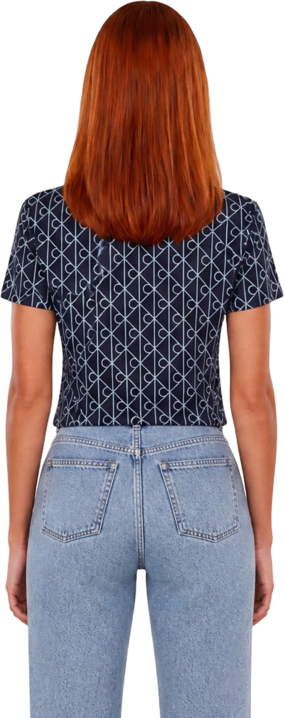 Maicë për femra Calvin Klein Jeans LV047G811G, e kaltër [Madhësia: M]