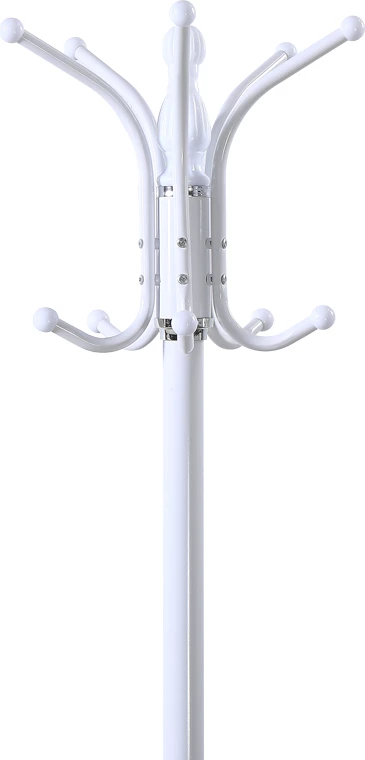 Varëse palltosh Mendora, metalike, ngjyrë e bardhë, 40x40x180cm