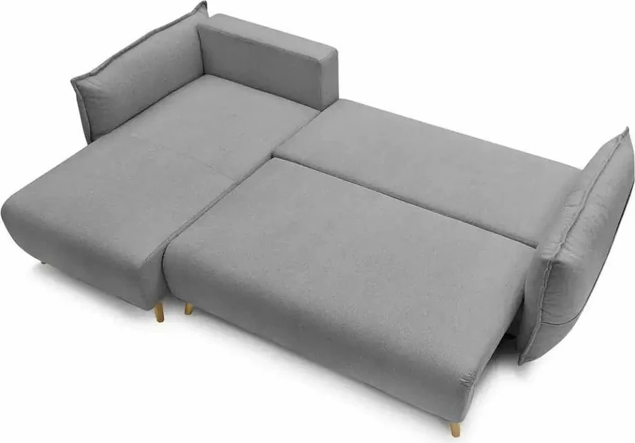 Kënd-sofë krevati Atelier del Sofa, gri, Puffy