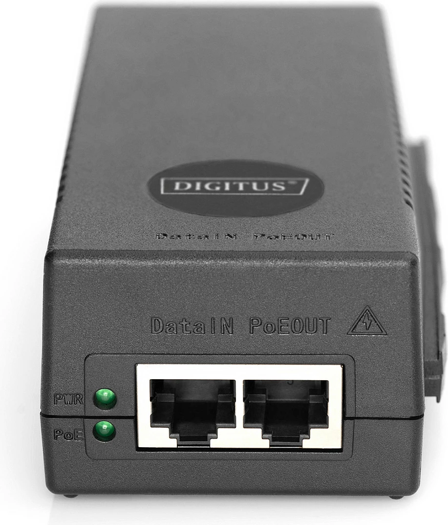 Injektor PoE+ Digitus 10 Gigabit Ethernet 802.3at, 30W, 2x RJ45, i zi