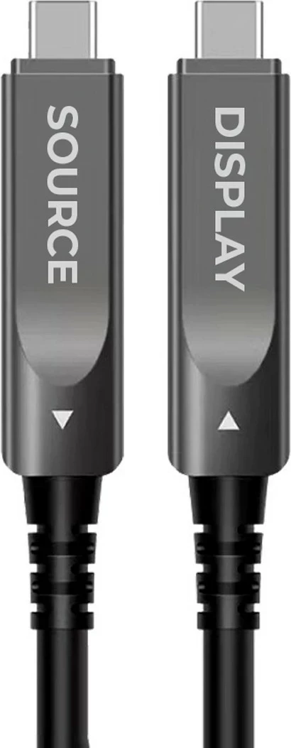 Kabëll USB-C Claroc aktiv 5m 4K@60Hz 60W zi