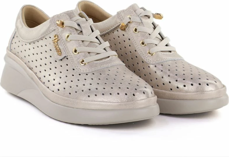 Këpucë me takë platforme për femra Vinceza 79603, të arta