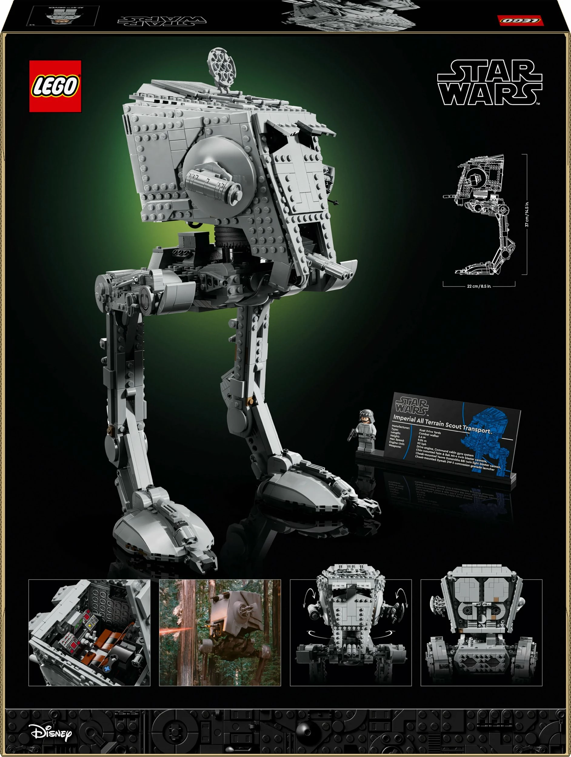 Set LEGO Star Wars AT-ST Walker UCS 75417, 1513 elemente