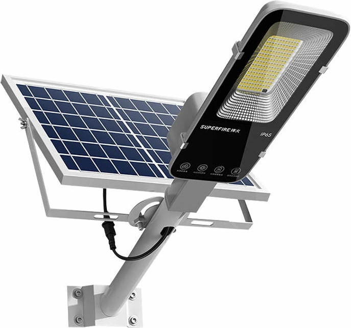 Llambë solare Superfire FF5-A, 63W, 500lm, 5000mAh, me telekomandë