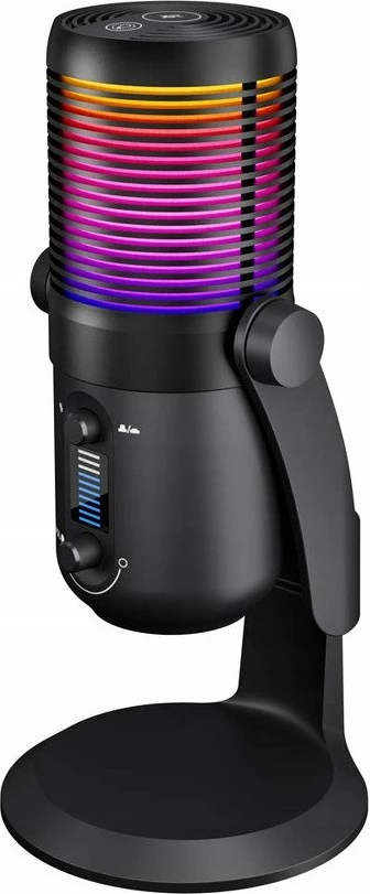 Mikrofon gaming Rampage Diyez kondensator USB-C/3.5mm RGB, i zi