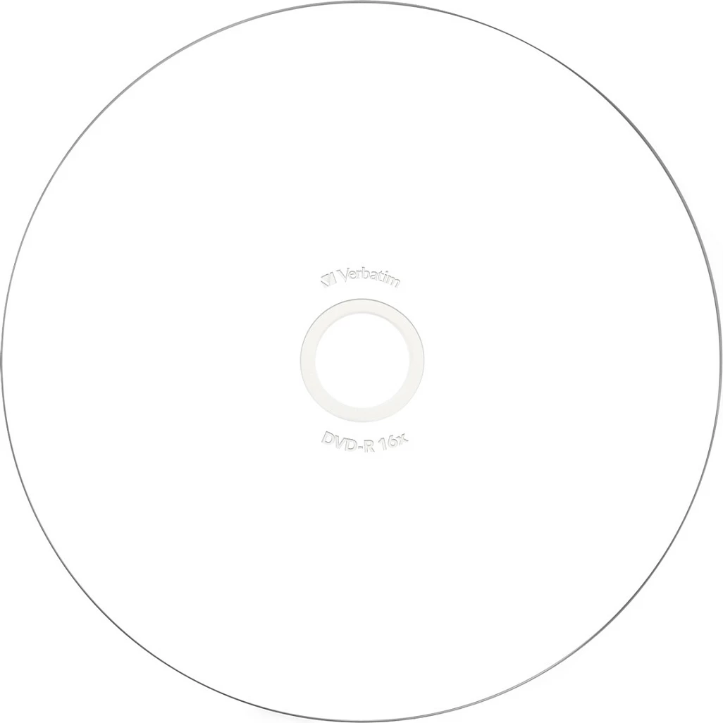 DVD-R Verbatim 43521, Printable, 4.7GB, 16x, 10 copë