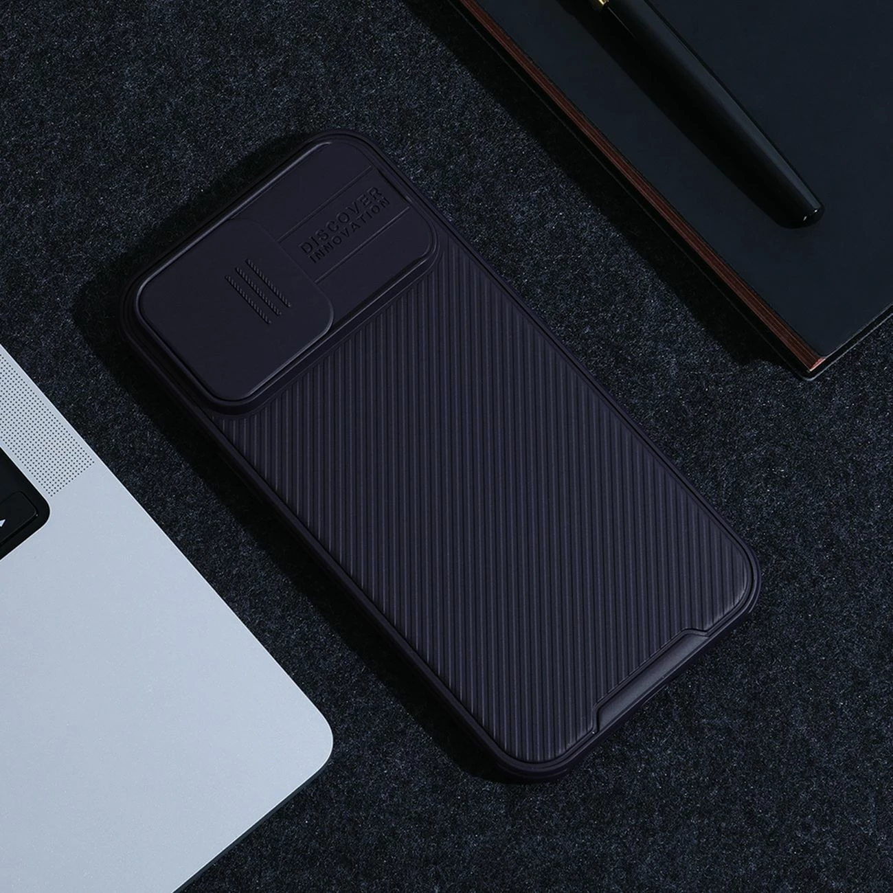 Mbështjellës Nillkin CamShield Pro Magnetic për iPhone 14 Pro Max, MagSafe, mbrojtje kamerës, Blu