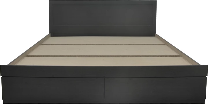 Krevat Olympus me sirtar, ngjyrë wenge, 100x200cm