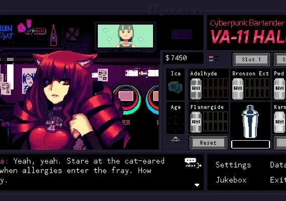 VA-11 Hall-A Cyberpunk Bartender Action EN/JA/ZH Global