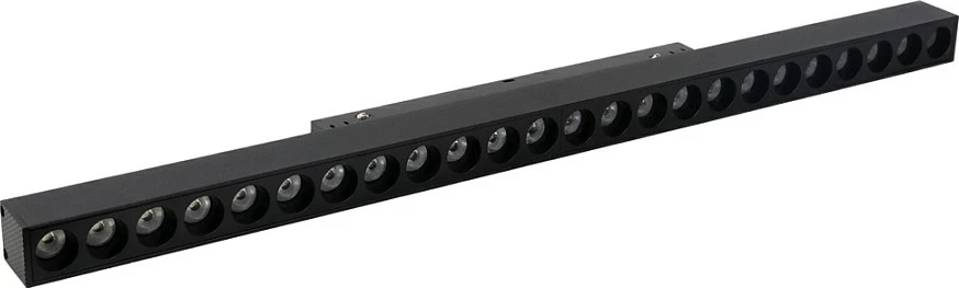 Dritë LED për shinë Miboxer 48V Track Grille 12W, RGB+CCT, 2.4G, e zezë