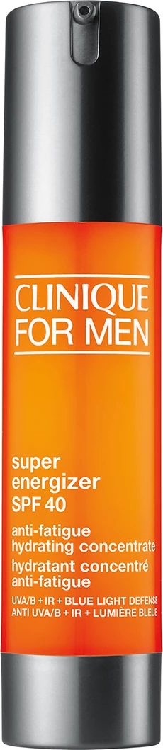 Krem hidratues për fytyrë për meshkuj Clinique For Men Super Energizer SPF 40 Anti-Fatigue Hydrating Concentrate, 48ml