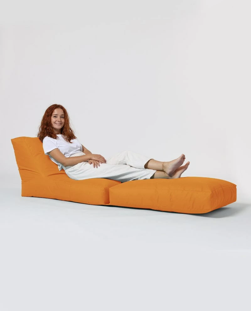 Puf kopshti, portokalli, Atelier del Sofa, Siesta Sofa Bed Pouf